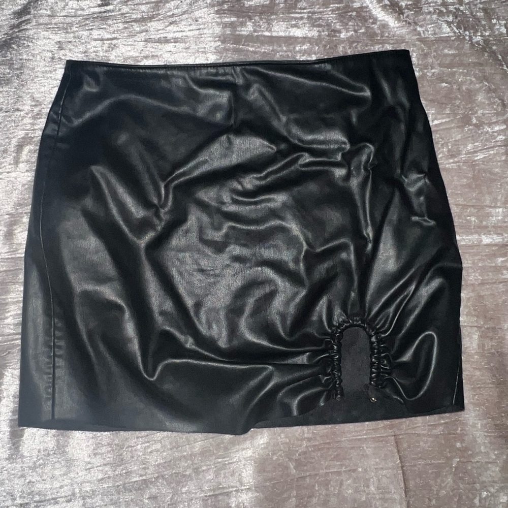 Zara Mini Leather Skirt